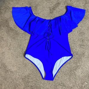 NoNAME Sz 2X 1pc ruffle swimsuit